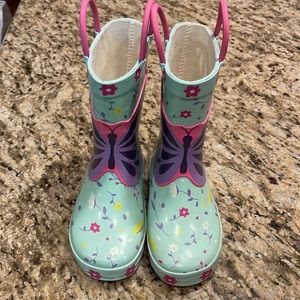 Kids butterfly Rain boots